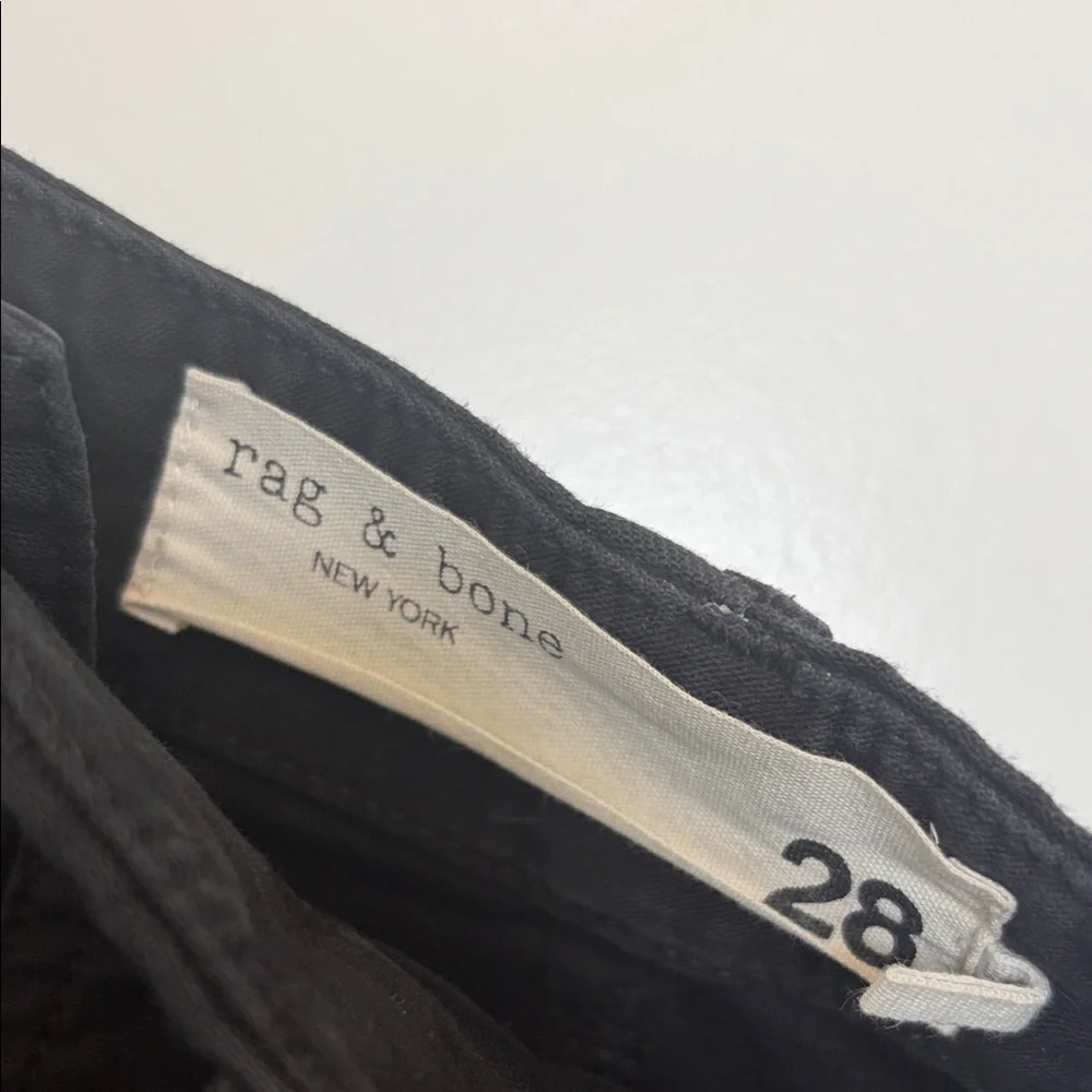 rag & bone Women's Black Cargo Pants - Picture 8 of 8